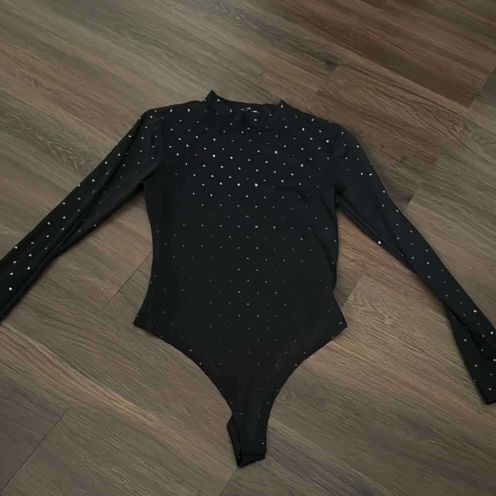 Black Long Sleeve Kids One Piece
